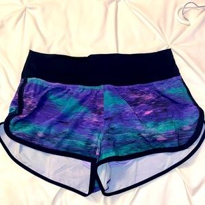 Colorful lululemon athletic shorts
